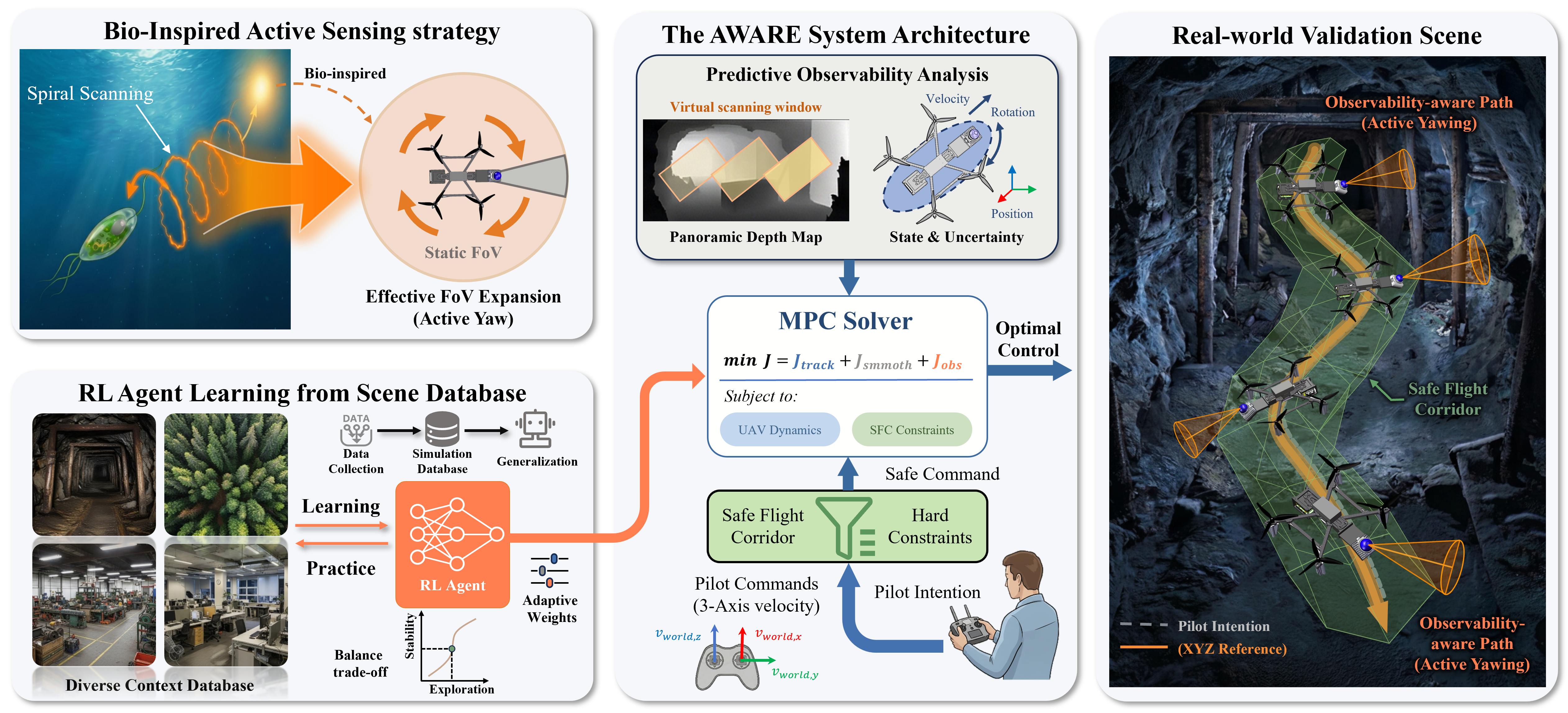 AWARE: Adaptive Whole-body Active Rotating Control for Enhanced LiDAR-Inertial Odometry under Human-in-the-Loop Interaction